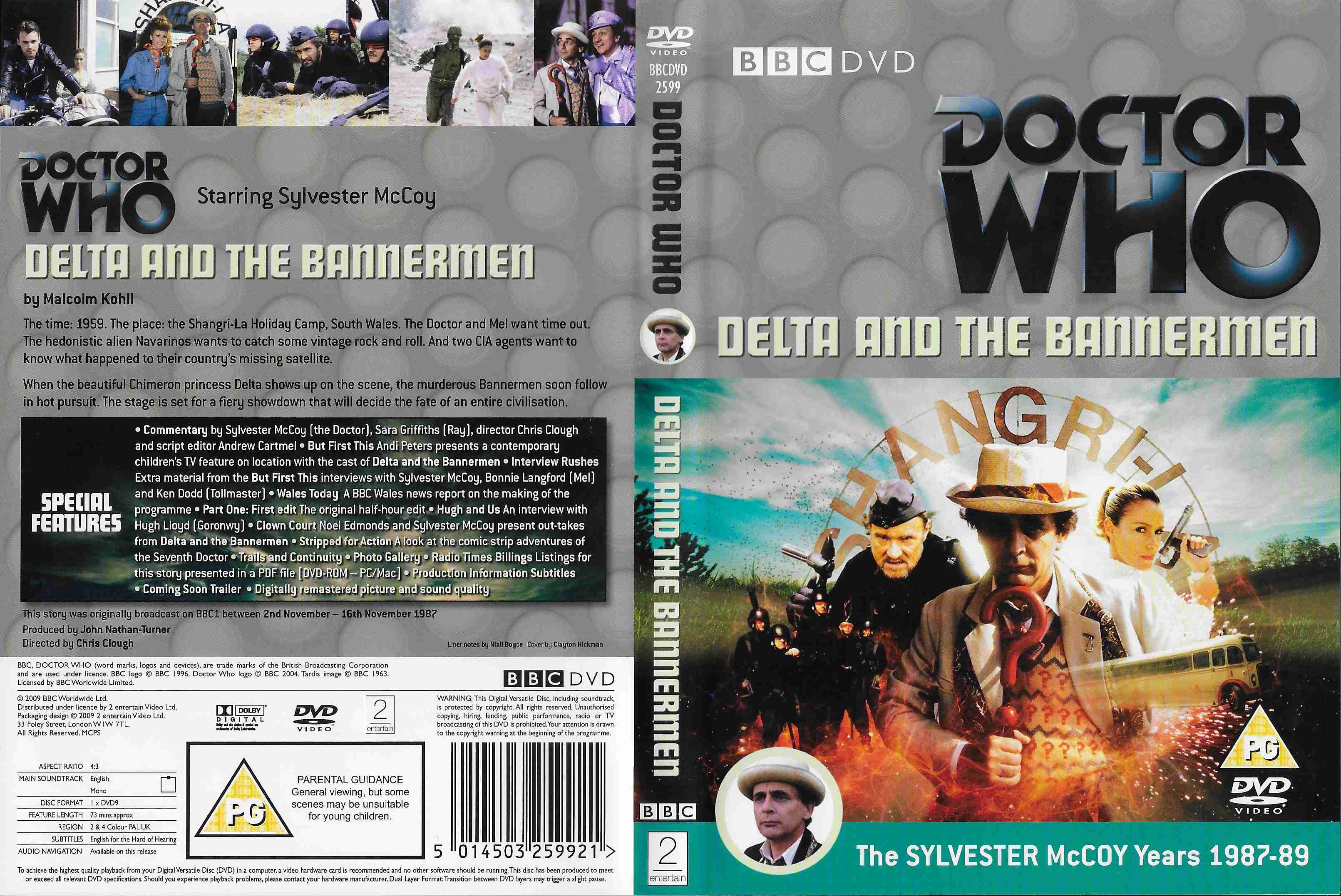 Picture of BBCDVD 2599 Doctor Who - Delta and the Bannermen by artist Malcolm Kohll from the BBC records and Tapes library